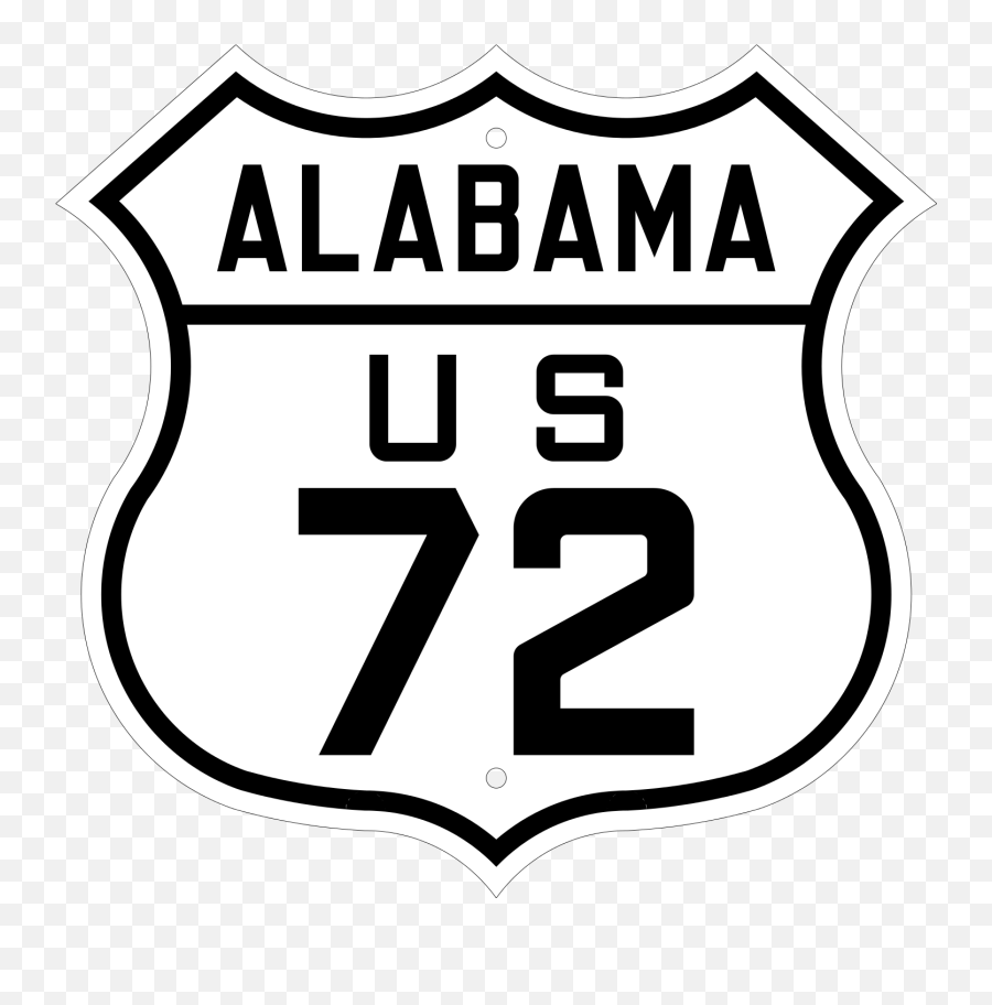 Us 72 Alabama 1926 - Route 66 Emoji,Alabama Emoji Free