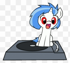 Turntable Ponies - Mlp Vinyl Gif Emoji