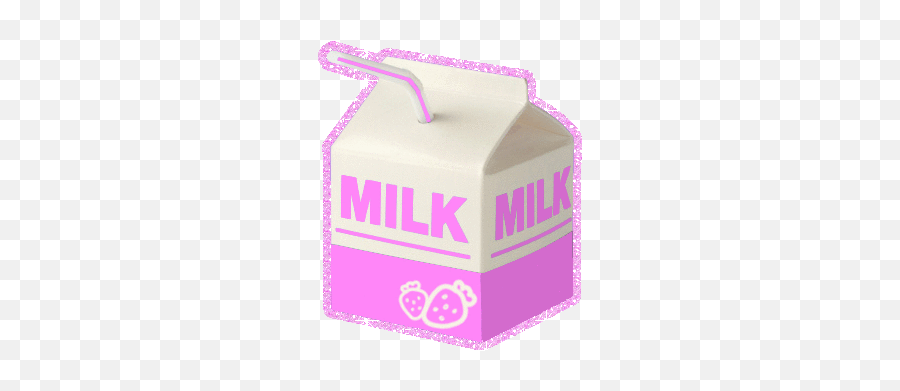 Milk Carton Stickers For Android Ios - Strawberry Milk Carton Transparent Emoji,Milk Carton Emoji