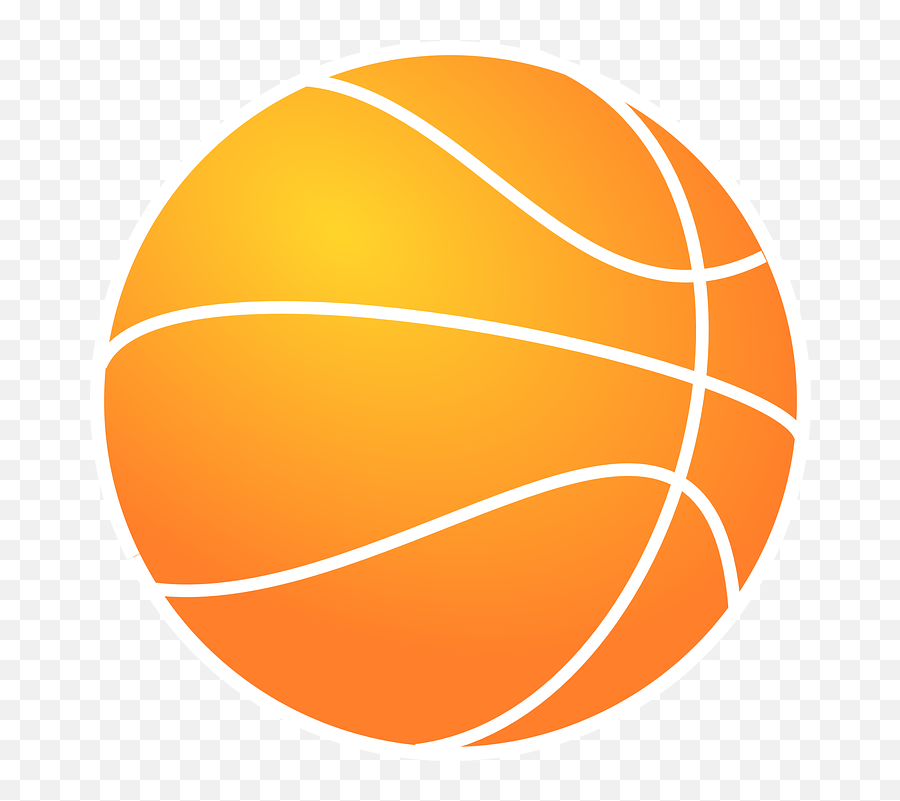 Basketball Ball Round - Outline Basketball Clipart Transparent Emoji,Nba Emoji App