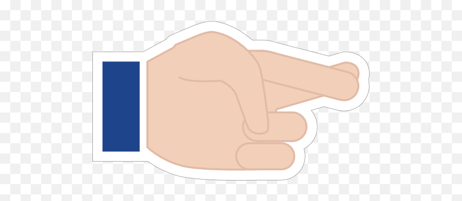 Hands Crossed Fingers Lh Emoji Sticker - Thumb,Crossing Fingers Emoji