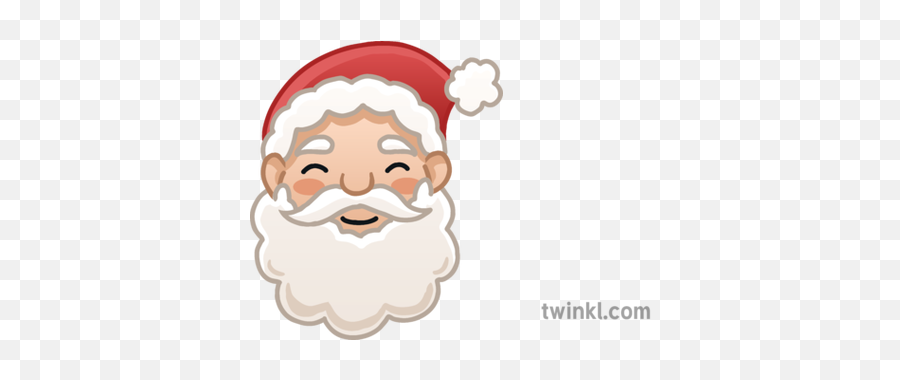Santa Emoji Icon Xmas Phone Topics Mixed Calculations Mojimaths - Santa Claus,Santa Emoji