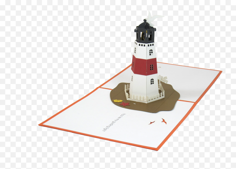 Lighthouse Pop Up Greeting Card - Dragon Pop Up Card Free Template Emoji,Lighthouse Emoji