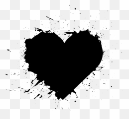Download Black Heart Png - Emoji