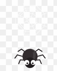 Spider web Black house spider - Cartoon Witch Hat png Emoji
