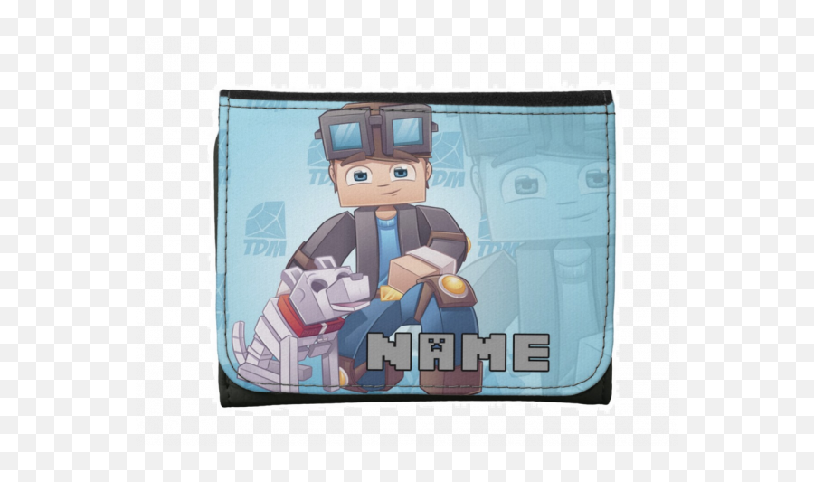 Small Faux Leather Wallet Dan Tdm Dantdm Minecraft 1 - Dantdm Fan Art Emoji,Minecraft Emoji