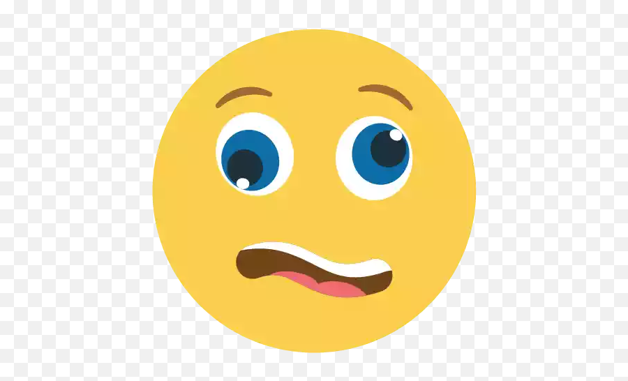 Simple Emoji Png Image - Scared Emoji Flat,Simple Emojis