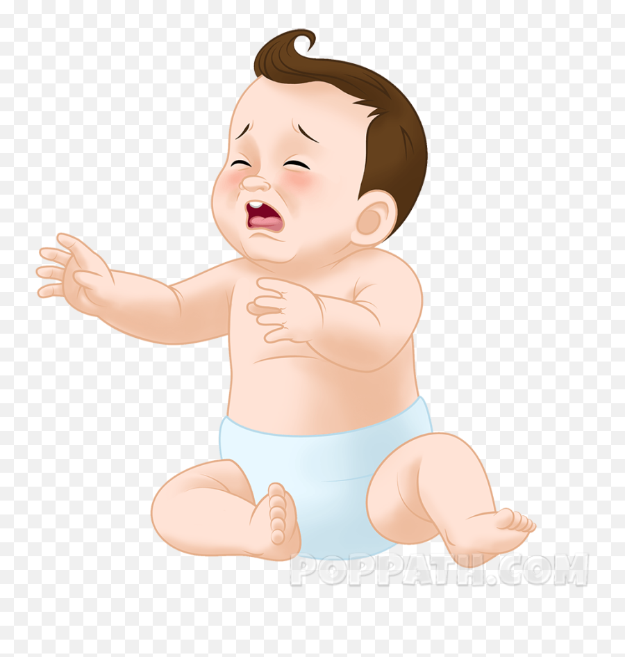 How To Draw A Baby Crying U2013 Pop Path - Baby Emoji,Cry Baby Emoji