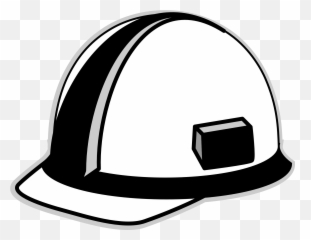 Microsoft Word Png Woman Hard Hat - Black And White Cartoon Emoji