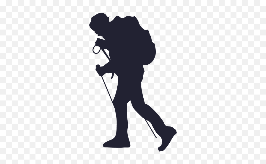Hiker Vector Travel Backpack - Adventure Silhouette Emoji,Hiker Emoji