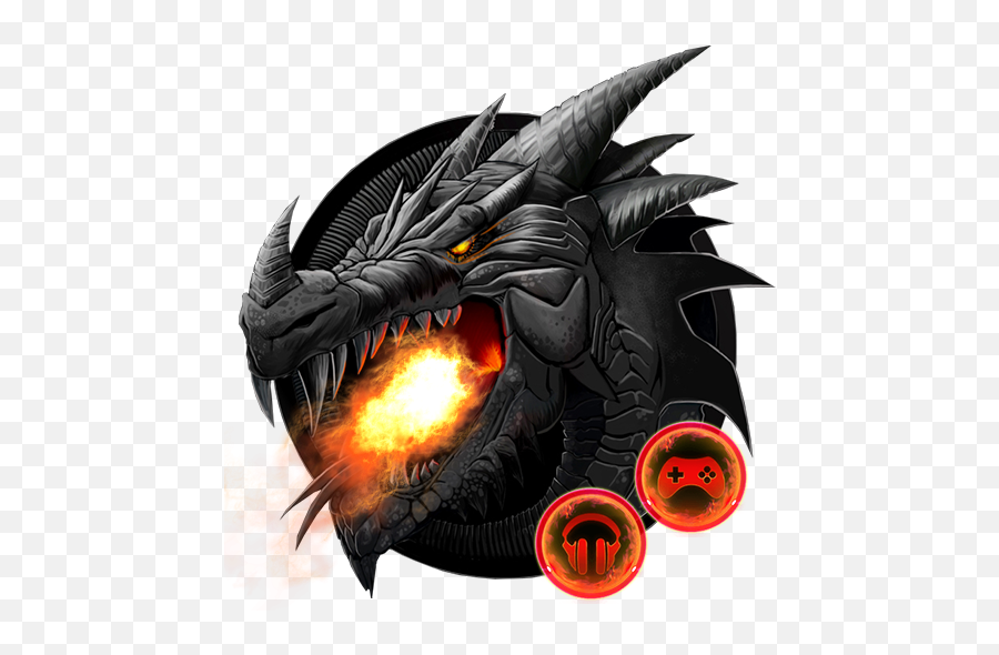 Magic Fire Dragon - Apps On Google Play Black Dragon Png Emoji,Fire Devil Girl Emoji