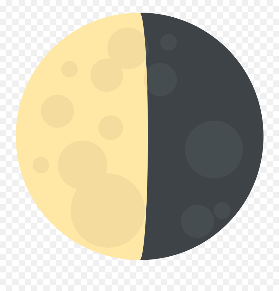 Emojione 1f317 - Last Quarter Moon Clipart Emoji,Cheese Emoji