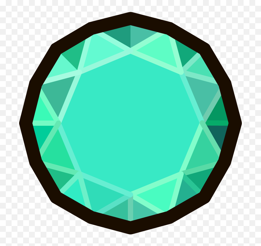 Emerald Clip Art - Club Penguin Diamond Png Download Emerald Clipart Transparent Background Emoji,Diamond Emojis