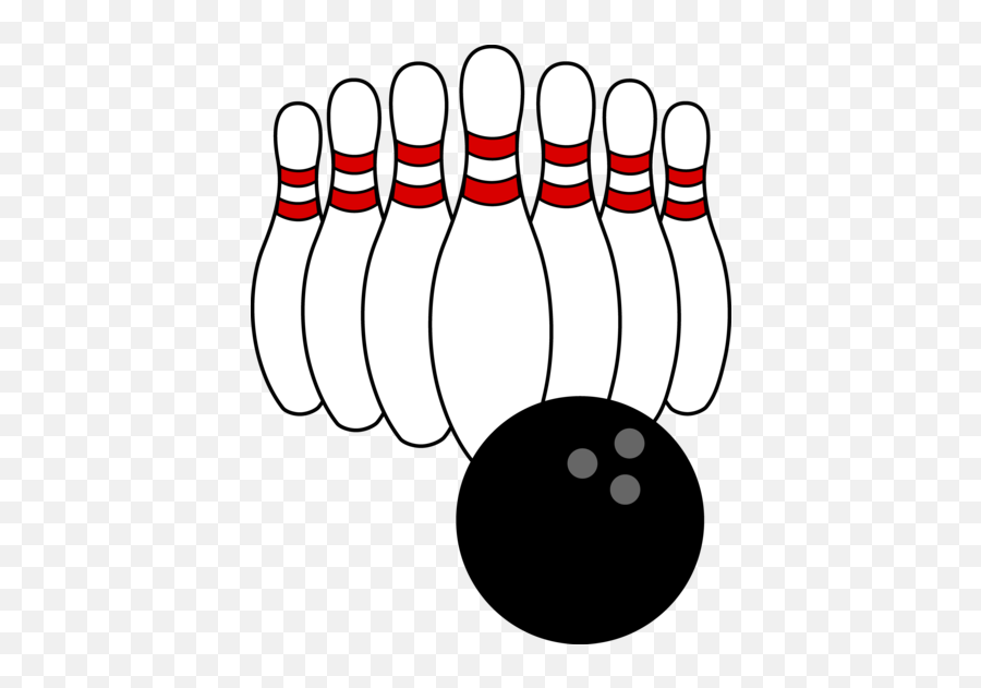 Bowling Ball And Pins - Clipart Bowling Pins Emoji,Bowling Pin Emoji