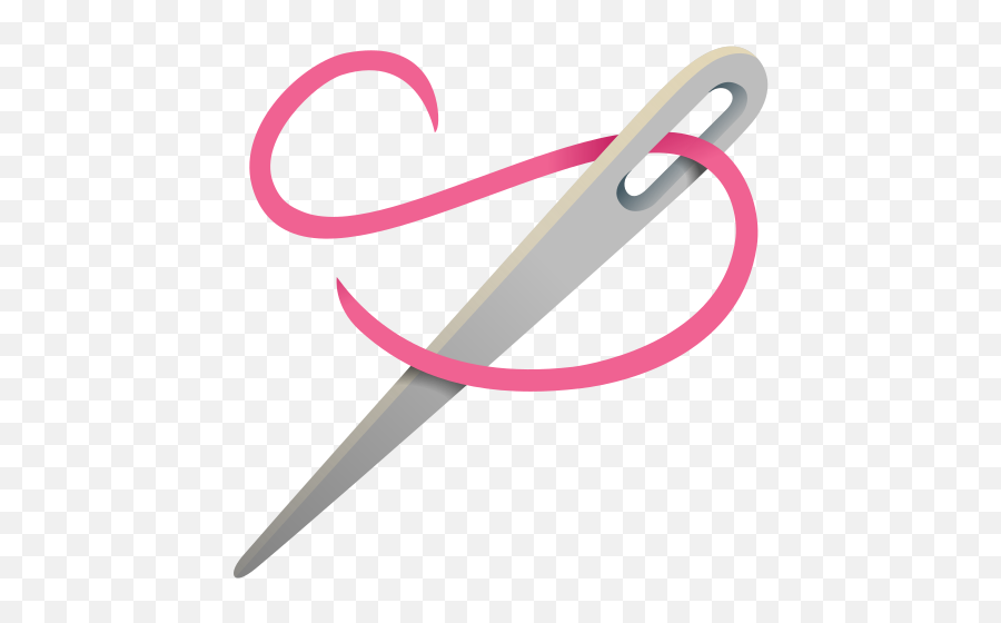 Sewing Needle Emoji - Emoji De Aguja De Coser,Needle Emoji