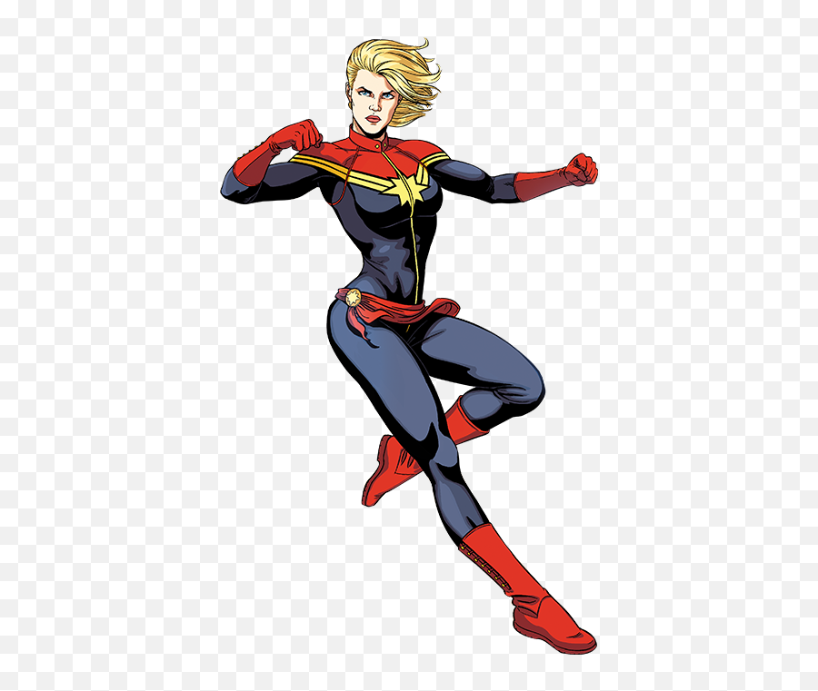 Download Captain Marvel Hq Png Image Freepngimg - Comic Captain Marvel Flying Emoji,Marvel Emoji