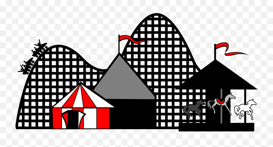 Vanity Fair Annual Tents - Big Roller Coaster Cartoon Emoji,Roller Coaster Emoji