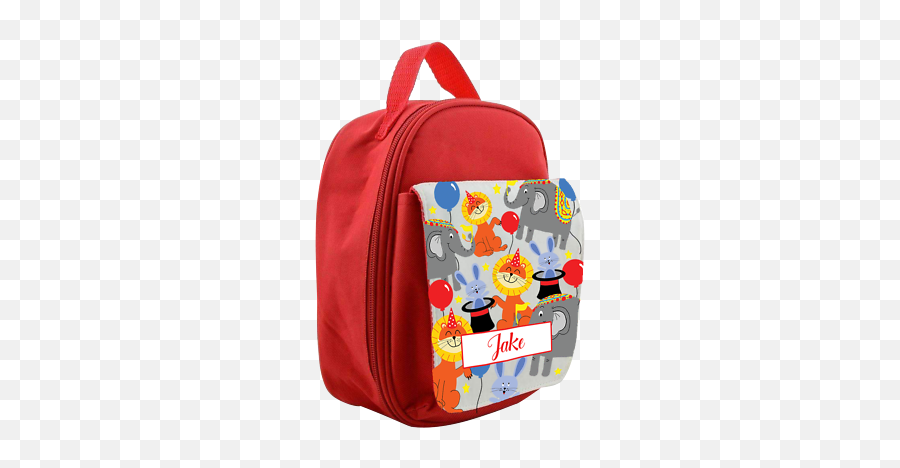 Personalised Circus Kidu0027s School Lunch Bag - Animals Food Bag Ebay Fictional Character Emoji,Emoji Lunch Box