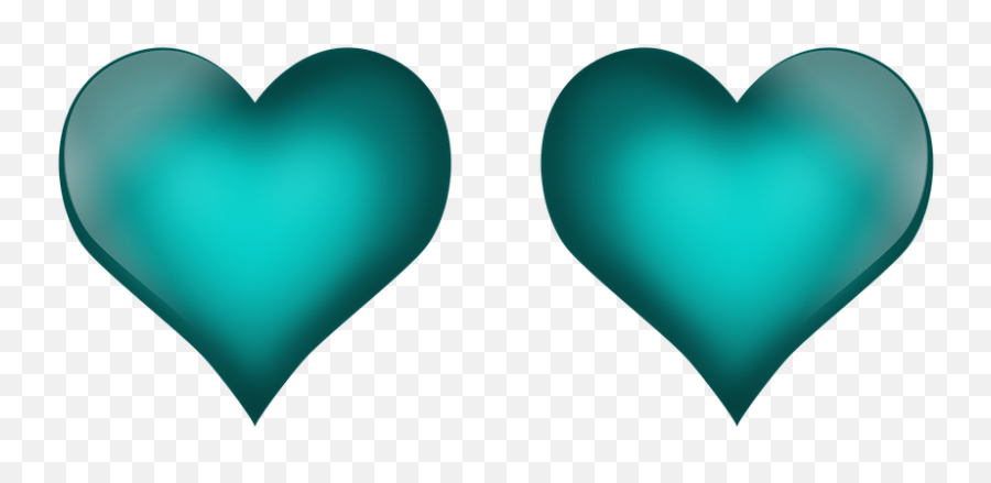 Teal Heart Png U0026 Free Teal Heartpng Transparent Images - Blue Green Heart Emoji,Colored Heart Emoji
