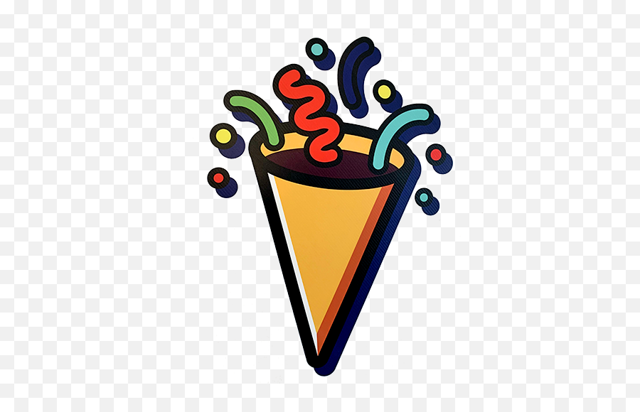 Graphics Celebration Signs Of Palatine - Vertical Emoji,Party Horn Emoji