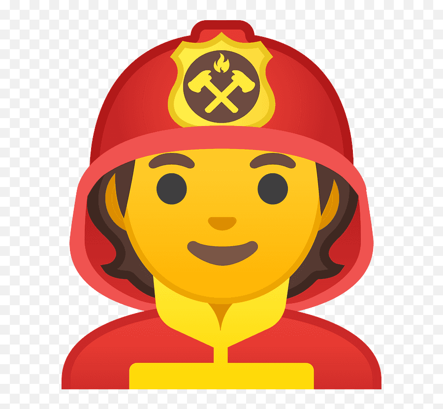 Firefighter Emoji Clipart - Firefighter Emoji,Native Emoji