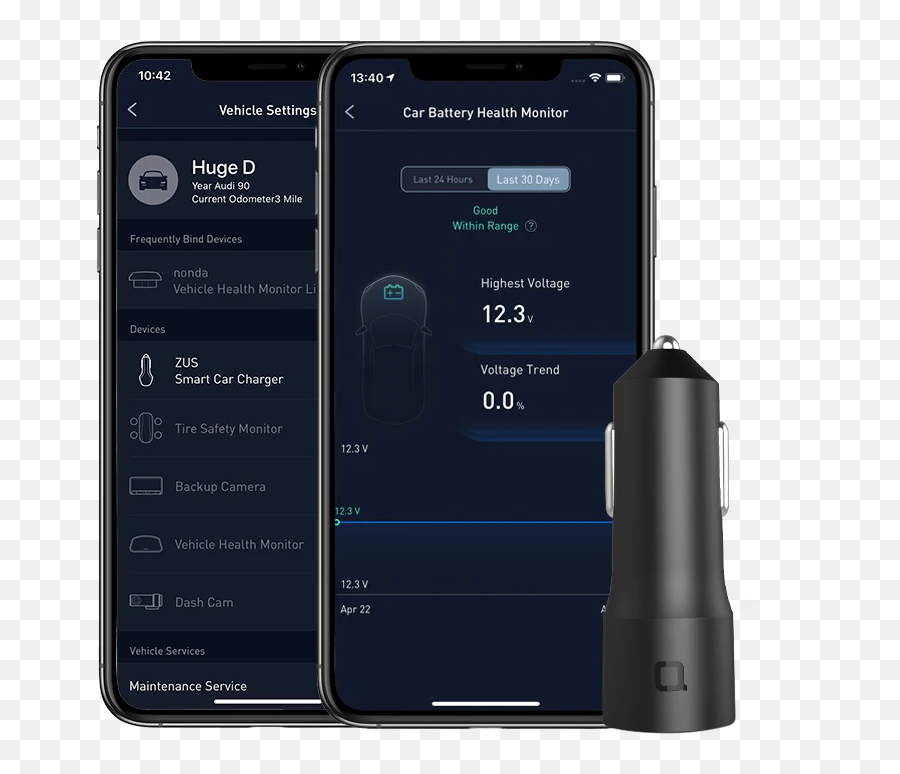 Quick Charge 20 Smart Car Charger Nonda - Portable Emoji,Emoji Car Plug Battery