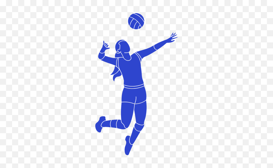 Volleyball Player Blue - For Volleyball Emoji,Volleyball Emoticon