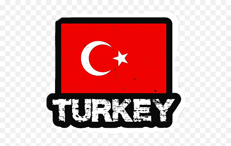 Ftestickers Turkey Turkish Flag Sticker - Avrupa Birlii Bakanl Emoji,Turkish Emoji