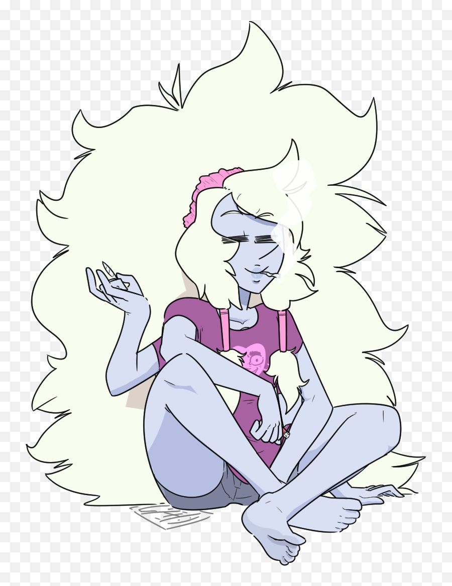 Sep - Steven Universe Opal Weed Emoji,Buttcheek Emoji