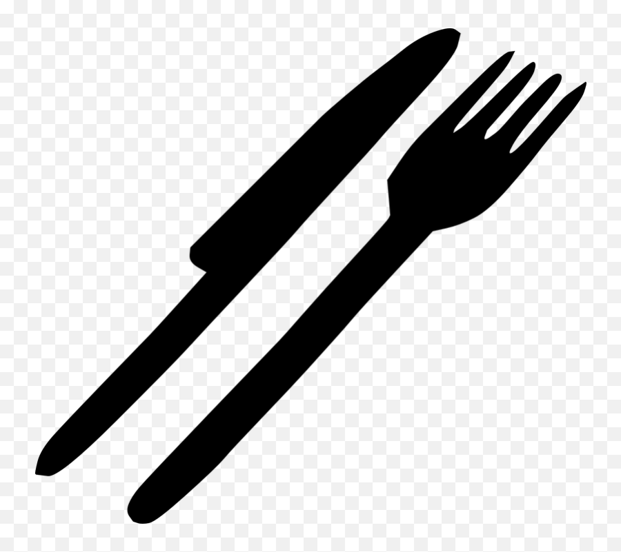Garpu Gambar Vektor - Knife And Fork Vector Png Emoji,Fingers Crossed Emoticon