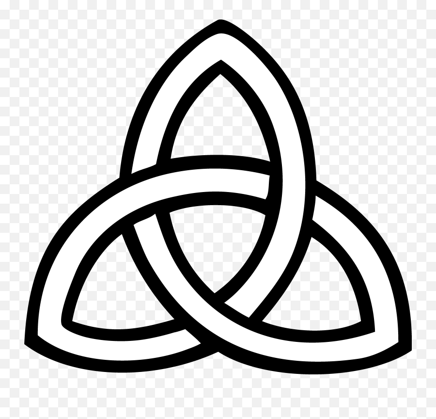 Triquetra Celtic Knot Trinity Symbol - Trinity Symbol Emoji,Celtic Emoji