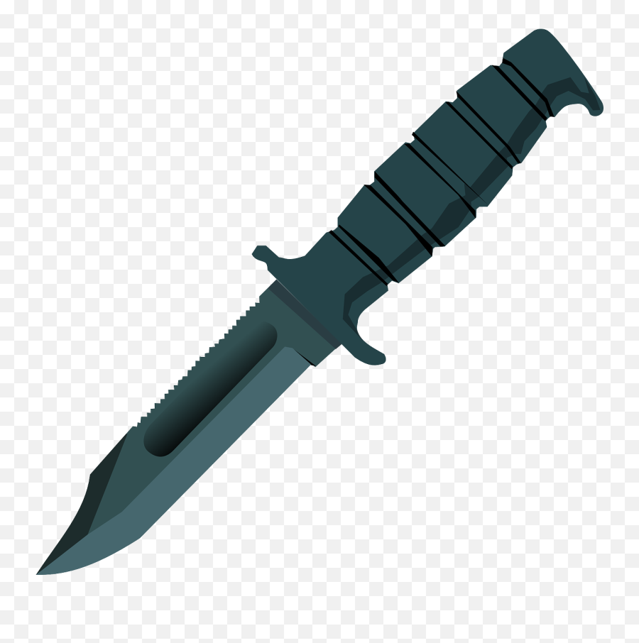 Knife Blade Sharp Arm Weapon - Survival Knife Emoji,Paper And Knife Emoji