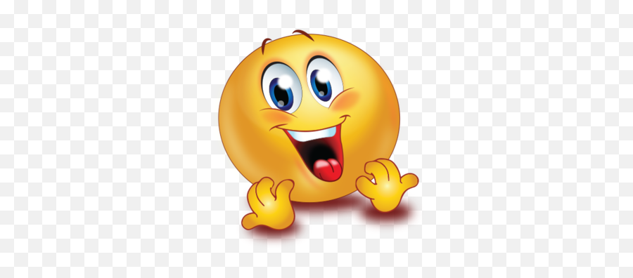 Big Laugh With Hands Emoji - Big Laugh Emoticon,Emoji Laugh