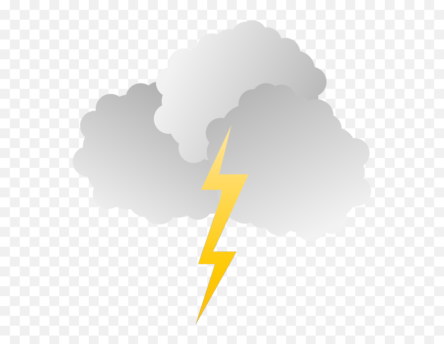 Lightning Clipart Thundercloud - Lightning Cloud Transparent Background Emoji,Storm Cloud Emoji