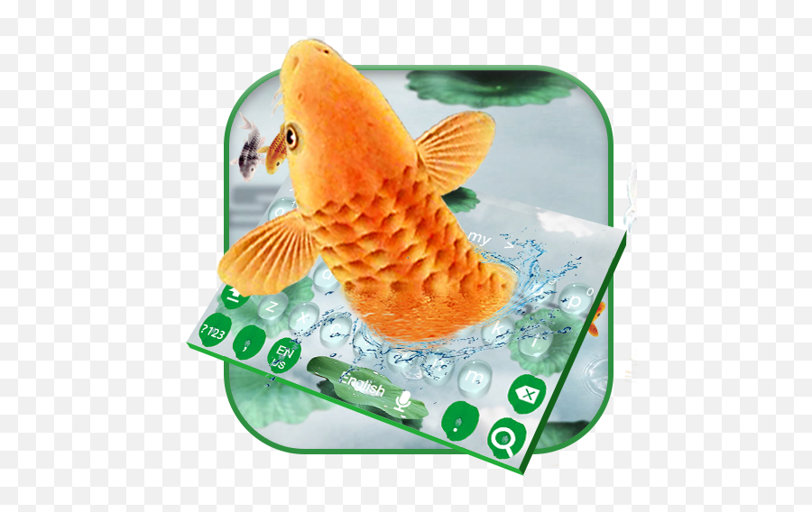 3d Koi Ocean Fish Keyboard - Goldfish Emoji,Koi Fish Emoji