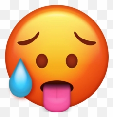 Hot Emoji - Hot Face Emoji Png,Emojis