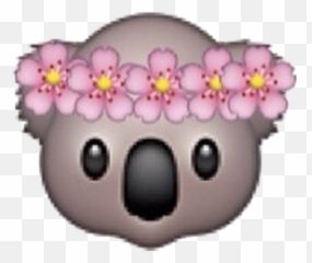 Alien Emoji With Flower Crown Png 1 Png Image - Koala Smiley,Alien Emoji Png