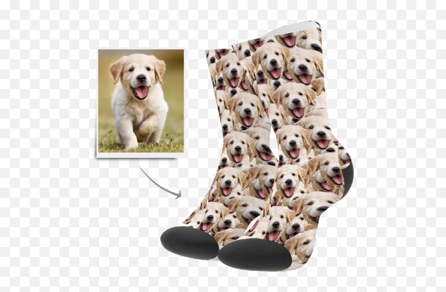 Personalized Face Socks - Put Your Photo On Socks Myfaceboxer Socken Hundegesicht Emoji,Emoji Socks