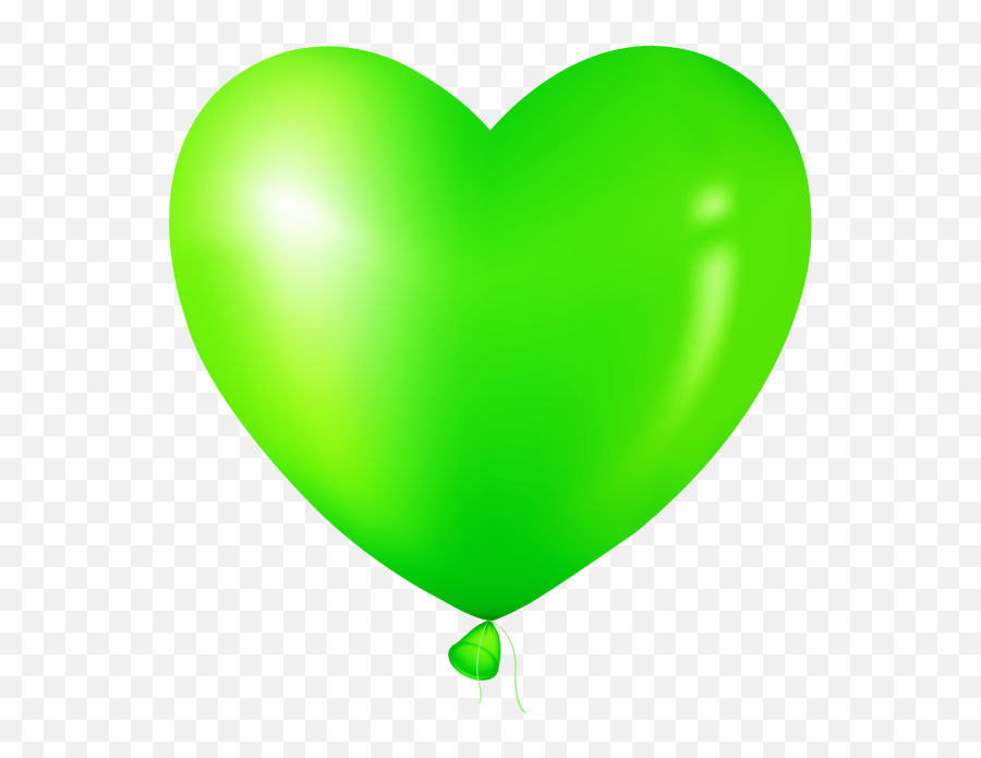 Green Heart Balloon Clipart Png Image Free Download - Green Heart Balloon Png Emoji,Balloon Emoji Png