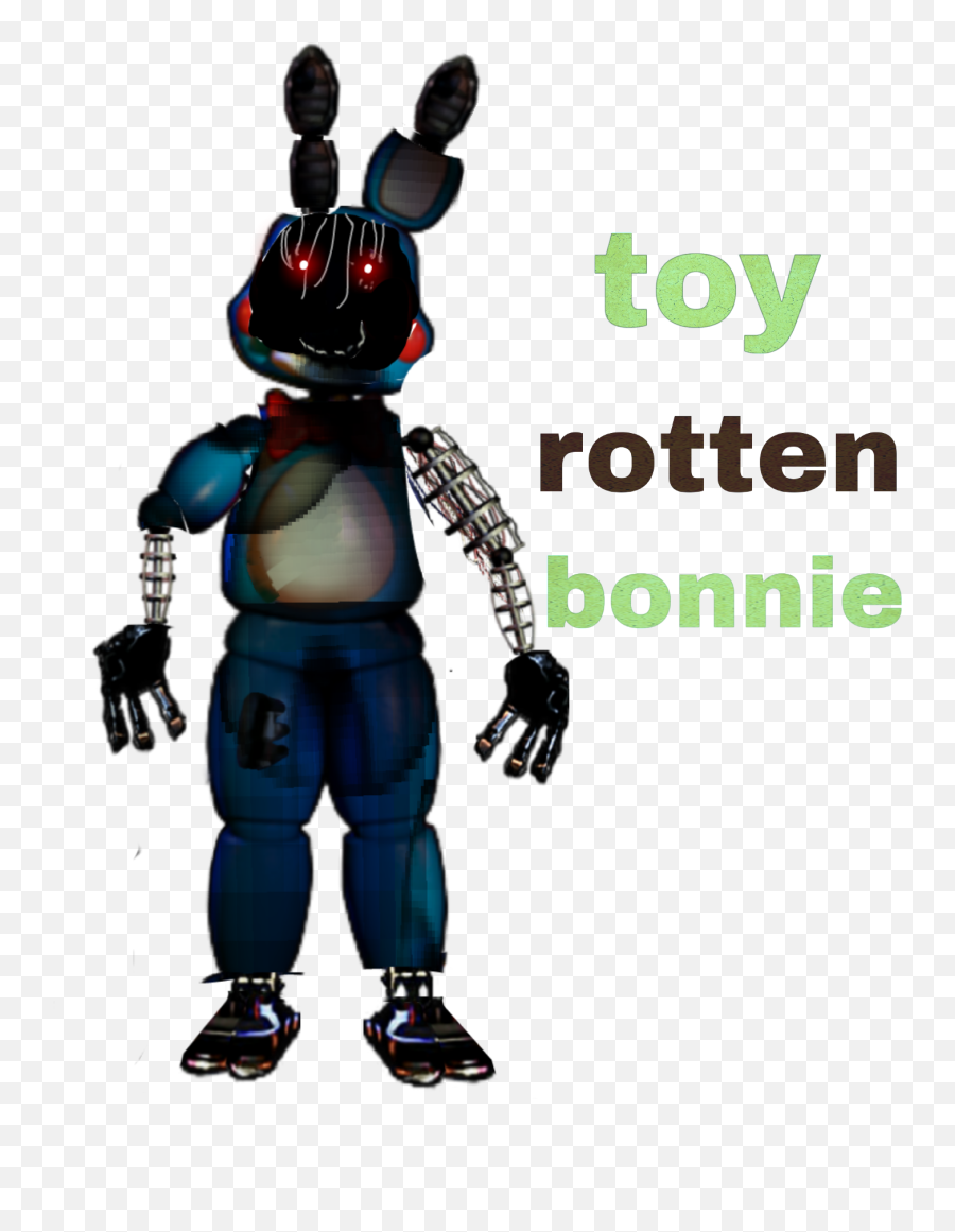 He Is Toy Rotten Bonnie He Have Two Fingers On The Toe - Figurine Emoji,Two Fingers Emoji