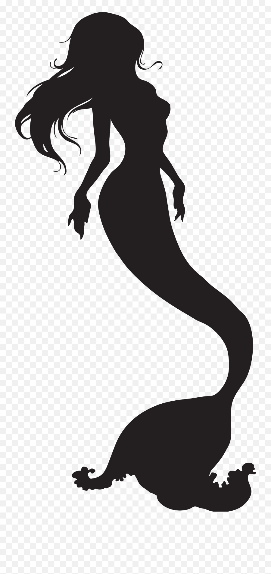Mermaid Clipart Background Mermaid Background Transparent - Mermaid Silhouette Png Emoji,Merman Emoji