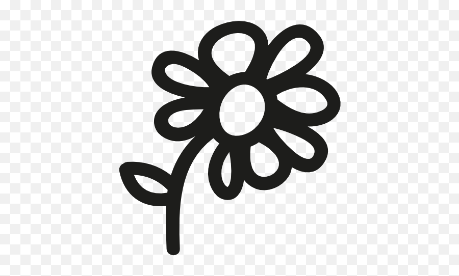 Flower Icon Copy And Paste At Getdrawings Free Download - Flowers Png Symbol Emoji,Black And White Flower Emoji