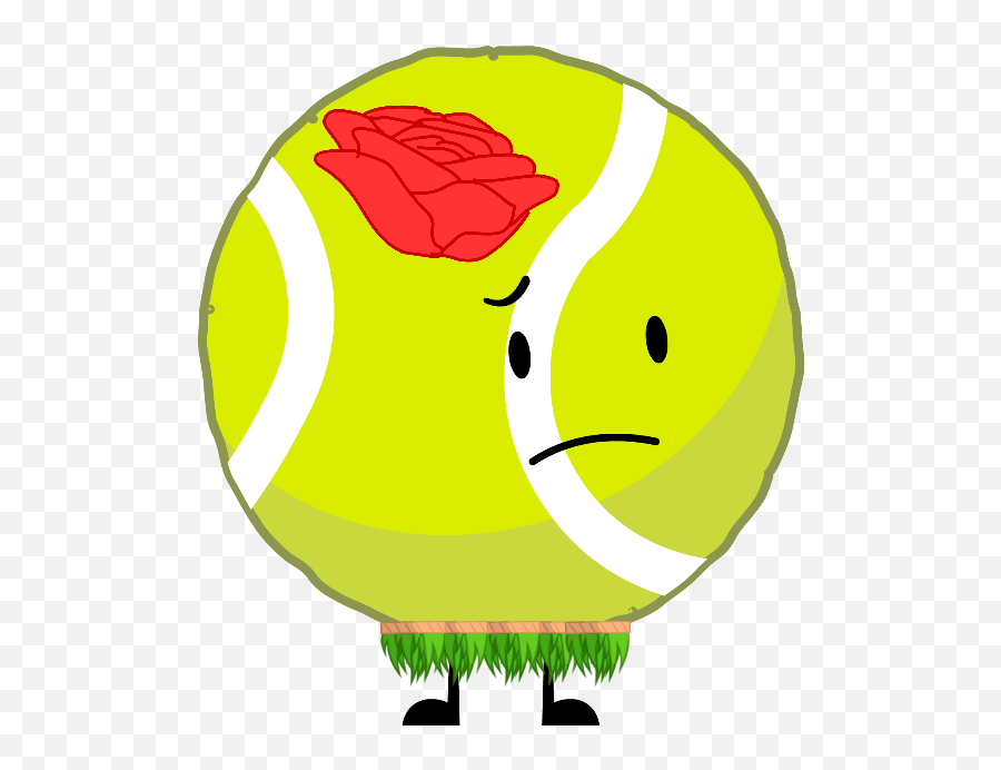 Hawaii Tennis Ball - Battle For Dream Island Tennis Ball Bfdi Tennis Ball Png Emoji,Tennis Emoticon
