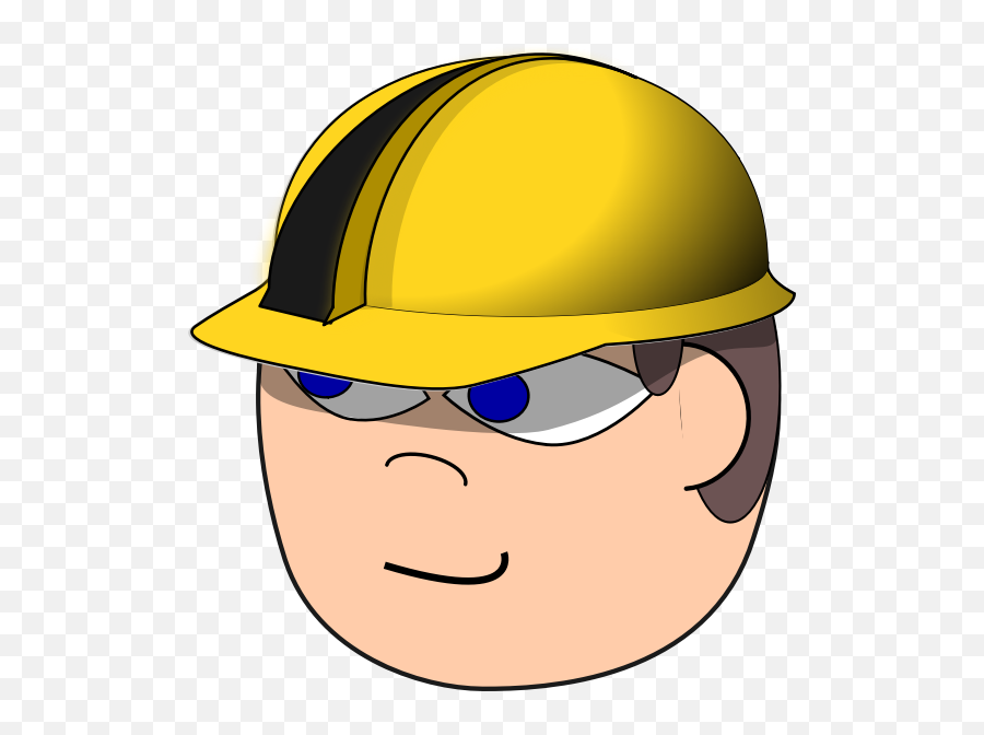 Construction Worker 1 - Safety Helmet Clip Art Emoji,Emoji Karate Kid