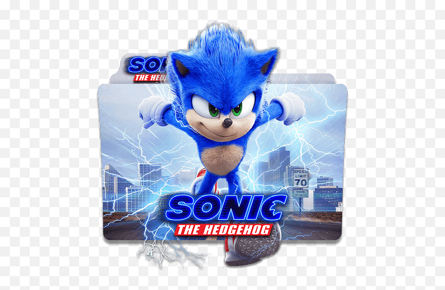 Sonic The Hedgehog Folder Icon - Designbust Sonic Folder Icon Emoji,Hedgehog Emoji