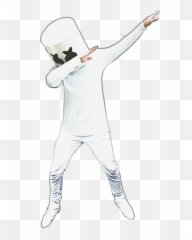 Download Ftestickers People Dj Marshmello Dab Dance Party - Performance Emoji,Marshmello Emoji
