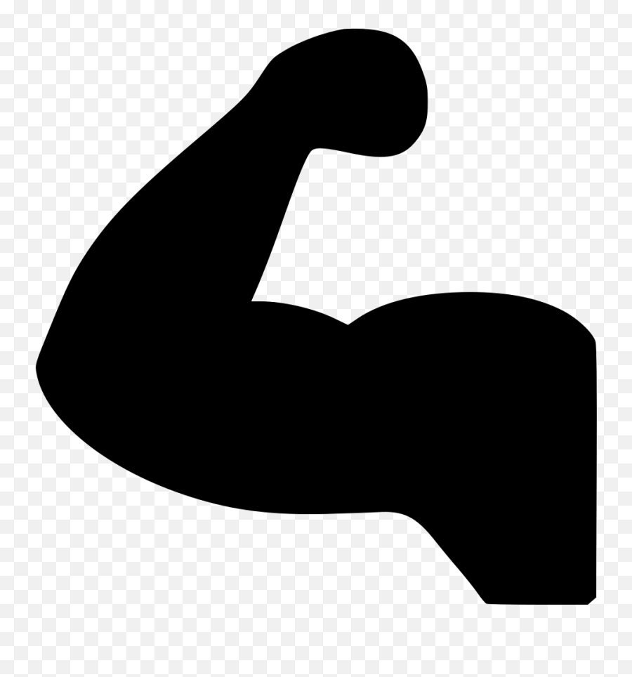 Download Muscles Comments - Icon Muscle White Png Png Image Icon Muscle Png Emoji,Muscles Emoji