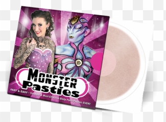 Monster Pasties 1pack With 2 Nipple Covers - Body Painting Emoji,Nipple Emoji