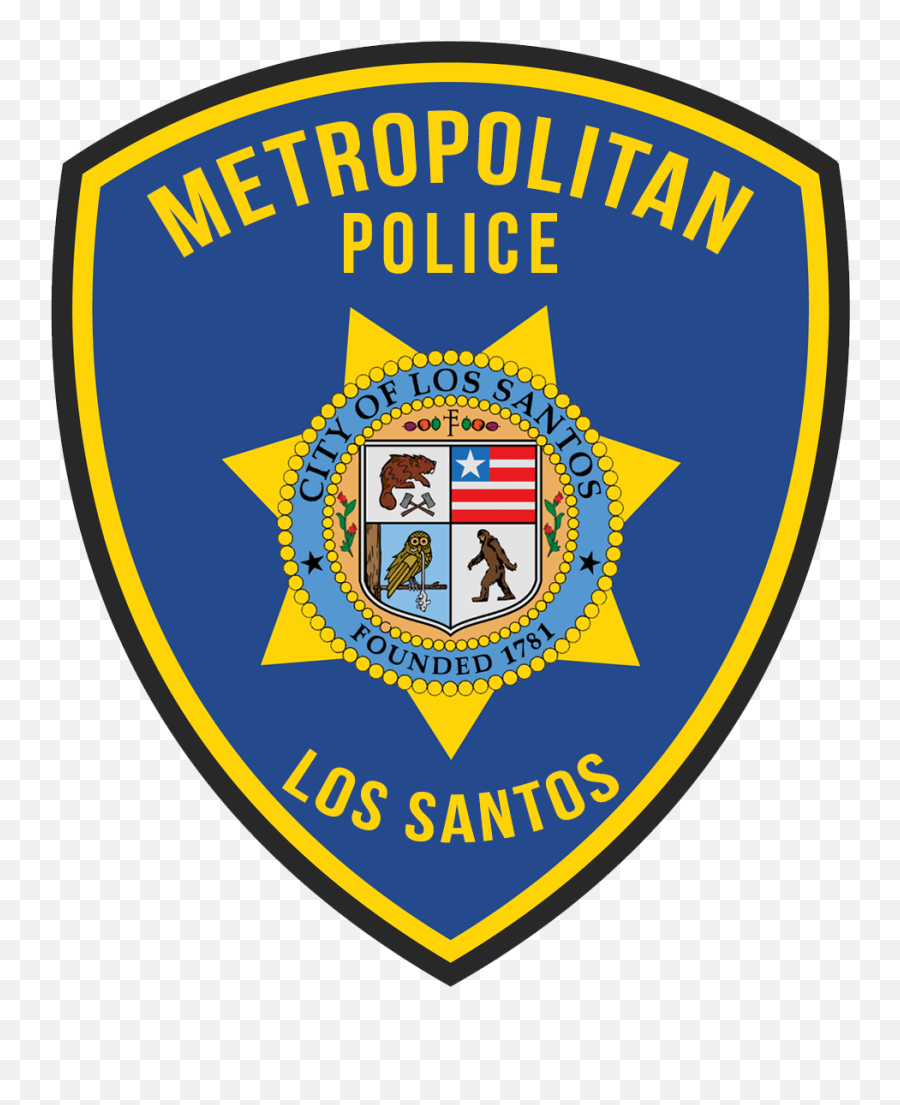 Changes Police Patch - City Of Los Santos Emoji,Police Badge Emoji