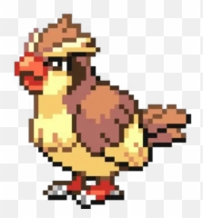 Pokemon 8 bit Stickers For WhatsApp - Pidgey Sprite Png Emoji